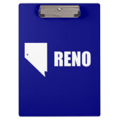 Flagge von Reno, Nevada Clipboard Klemmbrett (Vorderseite)
