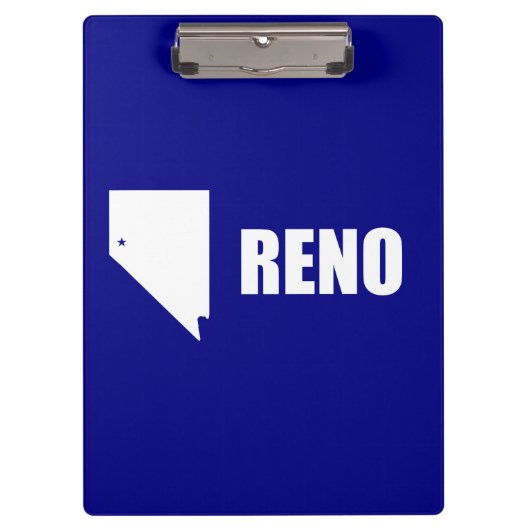 Flagge von Reno, Nevada Clipboard Klemmbrett (Vorderseite)