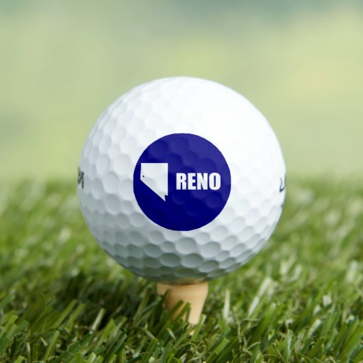 Flagge von Reno, Nevada Golf Balls Golfball (Insitu T-Shirt)