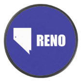 Flagge von Reno, Nevada Hockey Puck (Vorderseite)