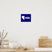 Flagge von Reno, Nevada Poster (Küche)
