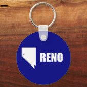 Flagge von Reno, Nevada-Schlüsselanhänger Schlüsselanhänger (Vorderseite)