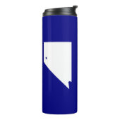Flagge von Reno, Nevada Thermal Tumbler Thermosbecher (Nach links gedreht)