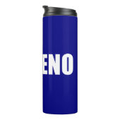 Flagge von Reno, Nevada Thermal Tumbler Thermosbecher (Nach rechts gedreht)