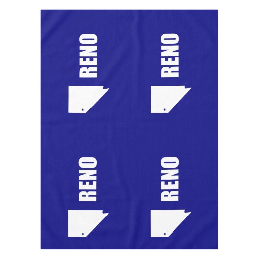 Flagge von Reno, Nevada Tischdecke (Vorderseite)