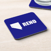 Flagge von Reno, Nevada-Untersetzer Getränkeuntersetzer (Linke Seite)