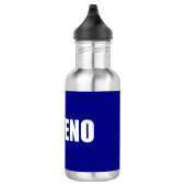 Flagge von Reno, Nevada Wasserflasche (Rechts)