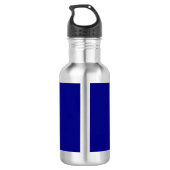 Flagge von Reno, Nevada Wasserflasche (Rückseite)