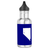 Flagge von Reno, Nevada Wasserflasche (Links)