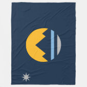 Flagge von Reno (Stadt Nevada) Fleecedecke (Vorderseite)