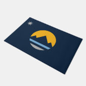Flagge von Reno (Stadt Nevada) Fußmatte (Schrägansicht)