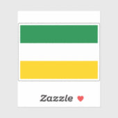 Flagge von República Juliana (1839) Aufkleber (Blatt)