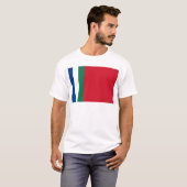 Flagge von Republik Maluku Selatan (SüdMolukken) T-Shirt (Vorne ganz)
