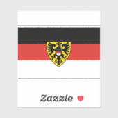 Flagge von Reutlingen, Deutschland Aufkleber (Blatt)