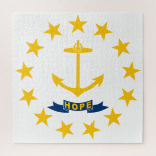 Flagge von Rhode Island (US-Staat) Puzzle