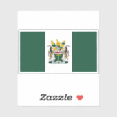 Flagge von Rhodesia (1968-1979), Afrika Aufkleber (Blatt)