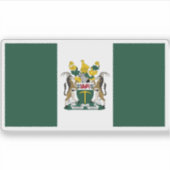 Flagge von Rhodesia (1968-1979), Afrika Aufkleber (Vorderseite)