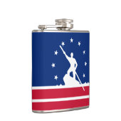 Flagge von Richmond, Virginia Flask Flachmann (Rechts)