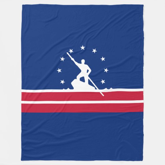 Flagge von Richmond, Virginia Fleece Blanket (Vorderseite)