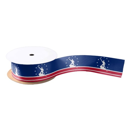 Flagge von Richmond, Virginia Satin Ribbon Satinband (Spule)