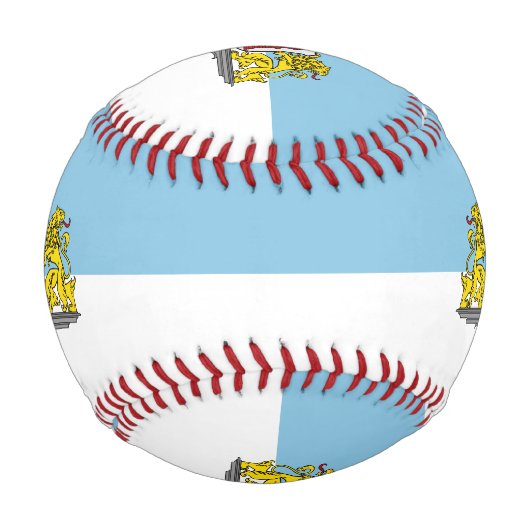 Flagge von Riga, Lettland-Baseball Baseball (Vorderseite)