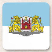 Flagge von Riga, Lettland Drink Untersetzer (Vorderseite)