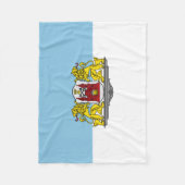 Flagge von Riga, Lettland Fleece Blanket (Vorderseite)
