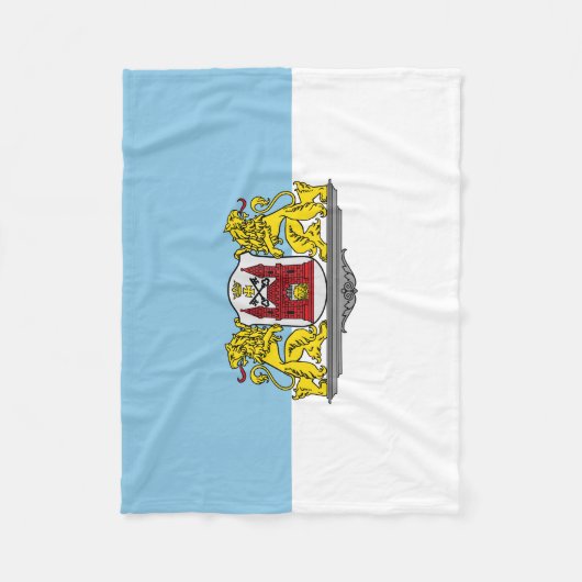Flagge von Riga, Lettland Fleece Blanket (Vorderseite)