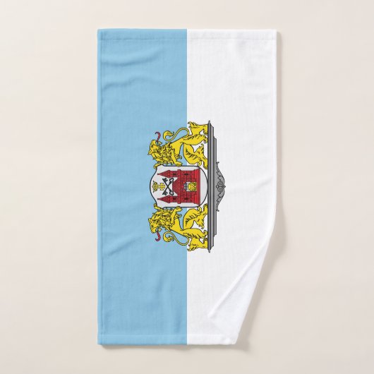 Flagge von Riga, Lettland Handtuch (Handtuch)