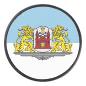 Flagge von Riga, Lettland Hockey Puck (Vorderseite)