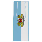 Flagge von Riga, Lettland Weinbeutel Geschenktüte Für Weinflaschen (Vorderseite)