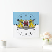 Flagge von Riga, Uhr der lettischen Wall (Zuhause)