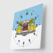 Flagge von Riga, Uhr der lettischen Wall (Winkel)