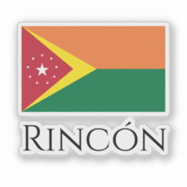 Flagge von Rincón, Puerto Rico Aufkleber
