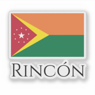 Flagge von Rincón, Puerto Rico Aufkleber