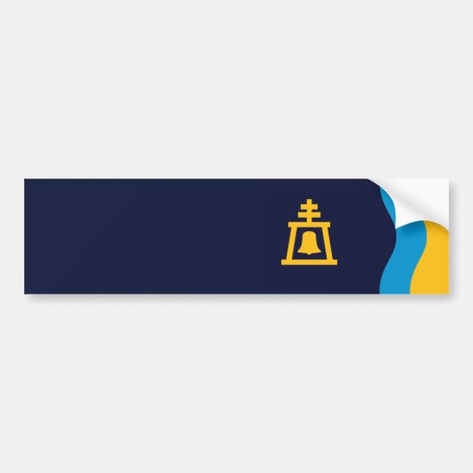 Flagge von Riverside (Kalifornien) Autoaufkleber (Vorne)