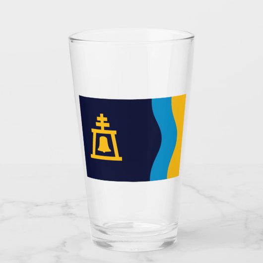 Flagge von Riverside (Kalifornien) Glas (Vorderseite)