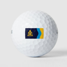 Flagge von Riverside (Kalifornien) Golfball