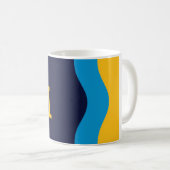Flagge von Riverside (Kalifornien) Kaffeetasse (VorderseiteRechts)