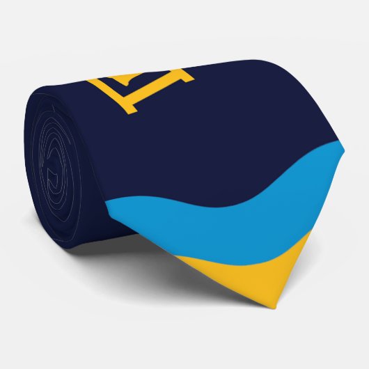 Flagge von Riverside (Kalifornien) Krawatte (Gerollt)