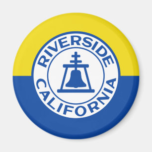 Flagge von Riverside, Kalifornien Magnet