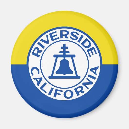 Flagge von Riverside, Kalifornien Magnet (Vorne)