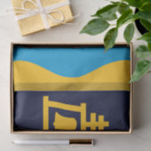 Flagge von Riverside (Kalifornien) Seidenpapier (Geschenk)
