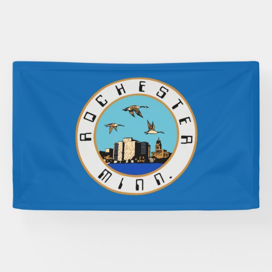 Flagge von Rochester (Minnesota) Banner (Horizontal)