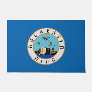 Flagge von Rochester (Minnesota) Fußmatte
