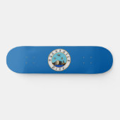 Flagge von Rochester (Minnesota) Skateboard (Horizontal)