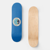 Flagge von Rochester (Minnesota) Skateboard (Vorderseite)