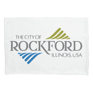 Flagge von Rockford (Illinois) Kissenbezug