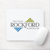 Flagge von Rockford (Illinois) Mousepad (Mit Mouse)