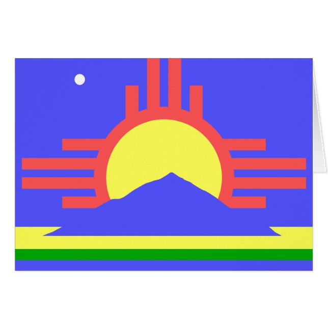 Flagge von Roswell (Vorderseite (Horizontal))